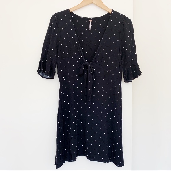 BRAND NEW!! 🖤 Free People All Yours Mini Dress - Picture 4 of 6